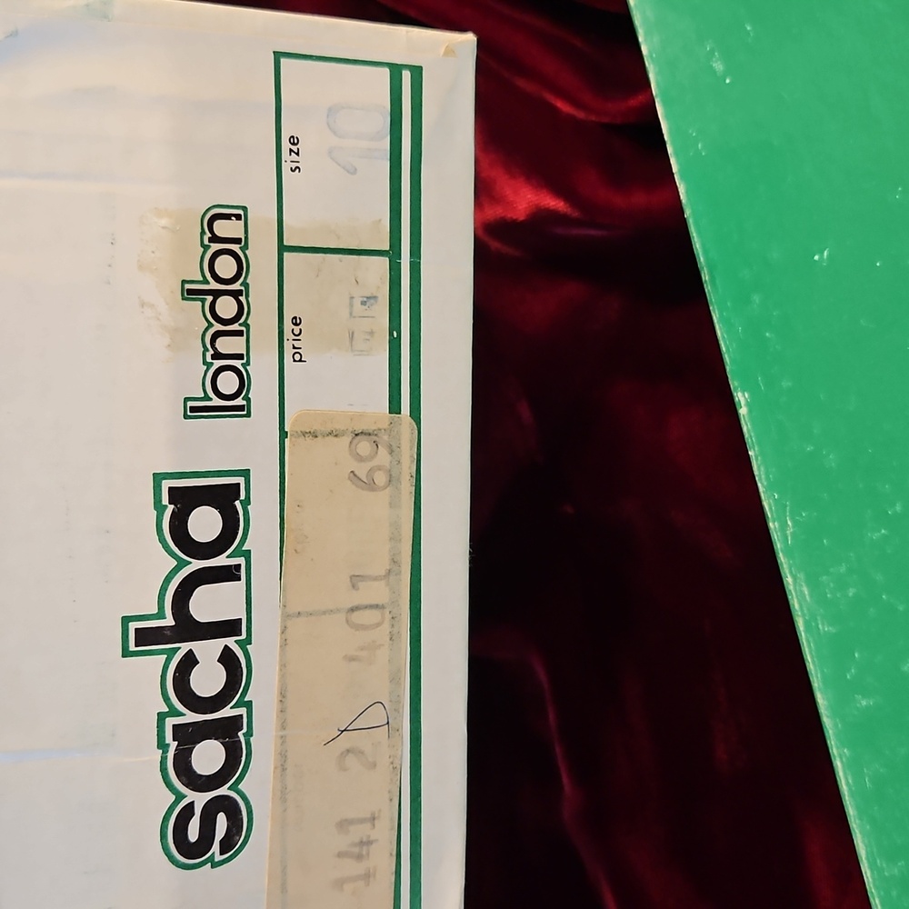 Peach Slingback Leather Heels - Picture 9 of 9